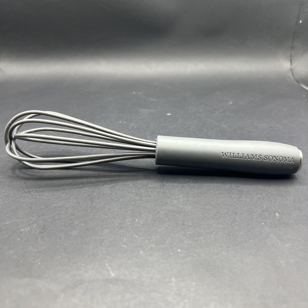 Williams‎ Sonoma 8" Grey Silicone Prep Tools Mini Balloon Whisk Pre-owned